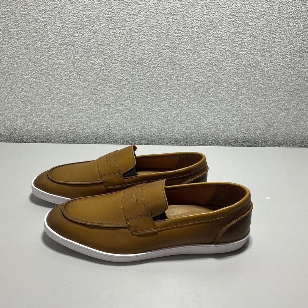 Allen Edmonds Men’s Randolph Slip-On Loafers – Brown Leather – Size 11